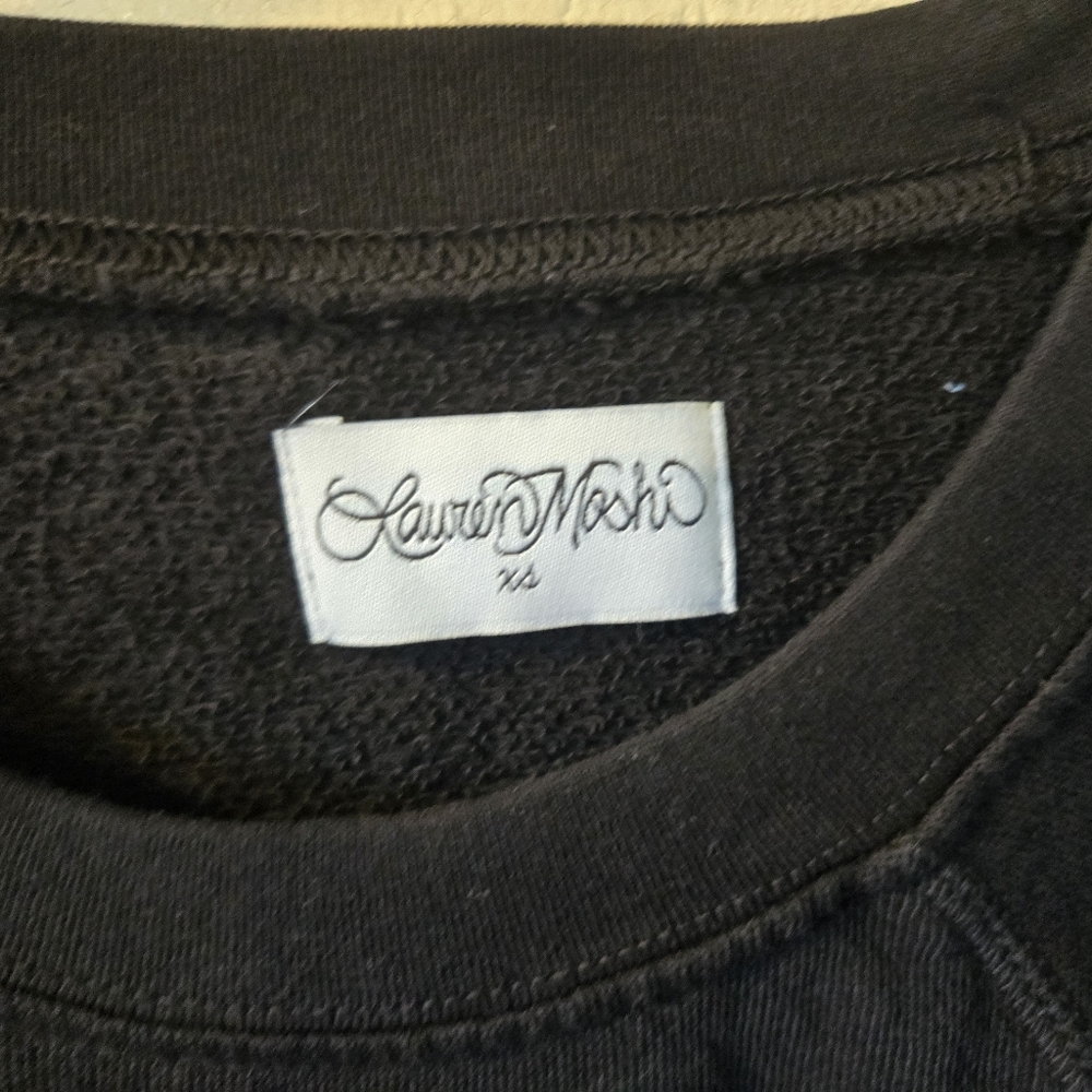 NWOT Lauren Moshi Crystal Anela CBGB sweatshirt - Picture 8 of 15